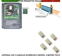 CTR18 PM-5000 CENTRALE CANCELLO SCORREVOLE 220 V MODULO RADIO 2 CANALI 5 RADIOC