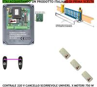 CTR18 PM-5000 CENTRALE CANCELLO SCORREVOLE 220 V RADIO 2 CANALI 1 FOTOC 3 RADIOC