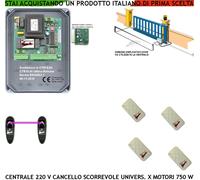 CTR18 PM-5000 CENTRALE CANCELLO SCORREVOLE 220 V RADIO 2 CANALI 1 FOTOC 4 RADIOC