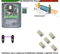CTR18 PM-5000 CENTRALE CANCELLO SCORREVOLE 220 V RADIO 2 CANALI 1 FOTOC 5 RADIOC