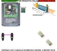 CTR18 PM-5000 CENTRALE CANCELLO SCORREVOLE 220 V RADIO 2 CANALI 2 RADIOC 1 FOTOC