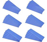 CTRICALVER Cuscinetti termoconduttivi in Silicone, Spessore 0,5/1,0/1,5 mm Pad Termico, Morbida e sicura, Applicare per SSD CPU GPU(Blu)
