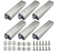 CTRICALVER Push Pull for Doors Opening Press Doors Magnetic Closing Pressure Home Push to Open Aluminium Case Closure Push Pull Doors for Furniture Opening Pressure System (6 Pezzi)