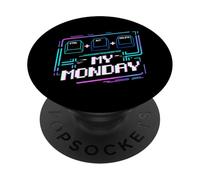 Ctrl + Alt + Canc Il mio lunedì Impiegati Dipendenti PopSockets PopGrip Adesivo