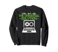 Ctrl Alt del La Soluzione Universale Ingegnere Informatico IT Felpa