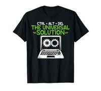 CTRL ALT DEL La Soluzione Universale Ingegnere Informatico IT Maglietta