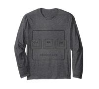 Ctrl Alt del Programma Reboot Life - Ctrl Alt del Tastiera Grafica Maglia a Manica