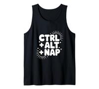 Ctrl Alt Nap Rilassante Gamer Umorismo Sonno Canotta