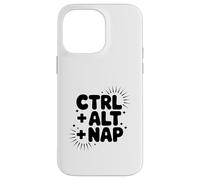 Ctrl Alt Nap Rilassante Gamer Umorismo Sonno Custodia per iPhone 14 Pro Max