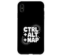 Ctrl Alt Nap Rilassante Gamer Umorismo Sonno Custodia per iPhone XS Max