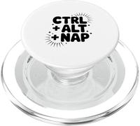 Ctrl Alt Nap Rilassante Gamer Umorismo Sonno PopSockets PopGrip per MagSafe