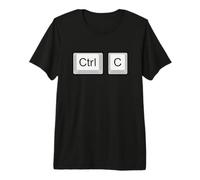 Ctrl C Costume Halloween Ctrl V Ctrl C Last Minute Halloween Maglietta Premium