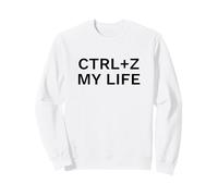 Ctrl Z My Life Funny Programmer Citazione Felpa