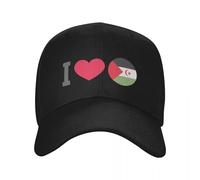 CTRLTSXUS Adoro Il Design della Bandiera del Sahara Occidentale Cappello da Baseball Cappello Uomo Cappello Militare di Lusso Cappello da Sole Cappello di Lusso Cappello da Donna Uomo