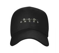 CTRLTSXUS Bad Omens Cappello da Baseball Visiera Cappello Cappello Compleanno Uomo Bambino Donna