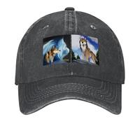 CTRLTSXUS Cappello da Baseball WolfQuest Legends Cappello da Camionista Cappello da Sole da Alpinismo Nero Baseball Maschile Femminile