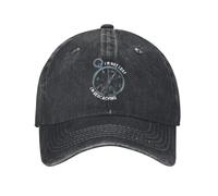 CTRLTSXUS Geocache, I'm Not Lost, I'm, Compass Design, Outdoor Adventure Demin Trucker Hat Durable for all Seasons Men's cap Baseball cap