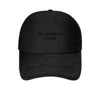 CTRLTSXUS Hai Mangiato Carne caffè Cappello da Baseball Cappello Maschile Cappello Uomo Cappello da Golf di Lusso Cappello da Golf Wild Ball Ragazzo Bambino Femminile