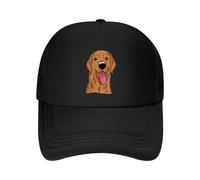 CTRLTSXUS Happy Golden Retriever Cappello da Baseball Cappello da Baseball Cappello da Pesca Cappello da Pesca Cappello da Sole tattico Militare Dropshipping per Donne Cappelli da Sole per Uomini