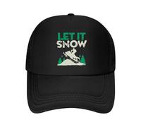 CTRLTSXUS Let It Festive - Cappellino da Baseball in Rete Ispirato per Le Feste Invernali