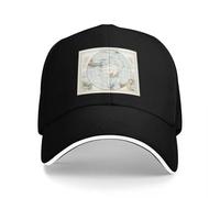 CTRLTSXUS Mappa Vintage dell'Antartide (1900) Cappelli da Baseball in Offerta Cappelli da Uomo Sunhat Cappelli da Uomo