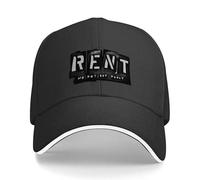 CTRLTSXUS Rent Cappello da Baseball da Uomo Cappello Grande Cappello da papà Cappello da Cavallo Cappello da Cavallo Donna Maschile