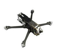 CTRXTGRL Telaio del kit NEXT5 da 243 mm, spessore 5,5', supporto Compatible with drone quadricottero RC FPV Freestyle da 5 pollici, compatibile con il 7/8 Spare parts(With GoPro 8 seat)