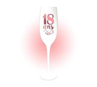 CTS STC - Flauto per Compleanno, 18 Anni, con riflessi ramati, Sobrio ed Elegante