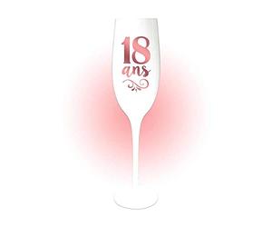 CTS STC - Flauto per Compleanno, 18 Anni, con riflessi ramati, Sobrio ed Elegante