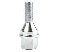 Cttabkl Bulloni per Ruote in Acciaio M12 × 1,25 28 Mm Argento per Jeep Compass 2018-2023, 4 Pezzi