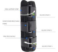 CTTQIBUIN Tutore for il fissaggio dell'articolazione del gomito for adulti e bambini, supporto protettivo for la protezione del braccio, stabilizzatore del braccio for bambini che dormono(Small)