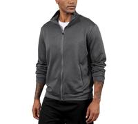 CTU Felpa da uomo leggera con cerniera e collo alto Active Jacket | Maglia integrale a 3 strati, distanziatore leggero, cerniera su tutta la lunghezza, colletto alto senza cappuccio