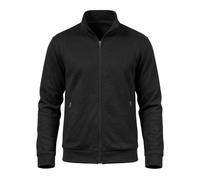 CTU Felpa da uomo leggera con cerniera e collo alto Active Jacket | Maglia integrale a 3 strati, distanziatore leggero, cerniera su tutta la lunghezza, colletto alto senza cappuccio