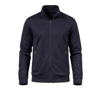 CTU Felpa da uomo leggera con cerniera e collo alto Active Jacket | Maglia integrale a 3 strati, distanziatore leggero, cerniera su tutta la lunghezza, colletto alto senza cappuccio
