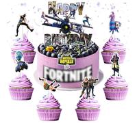 Ctxtqtdt Decorazioni Torta Compleanno Fornit Non Commestibili Bambini | Cake Topper di Carta Ragazzi Ragazza, Topper Torta Compleanno