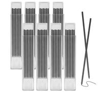 CTYUEYUN 48 Pezzi Ricariche Solide per Matita da Carpentiere,2.8mm Nero Ricariche per Matite,Mine per Matita da Carpentiere per Fori Profondi per Lavorazione del Legno