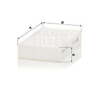 CU 1721-2 MANN-FILTER Filtro, Aria abitacolo per ALPINA,BMW