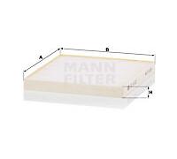 MANN-FILTER Filtro Aria abitacolo Filtro particellare CU 18 002