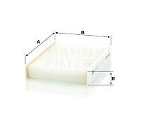 MANN-FILTER, CU 20 013 Filtro abitacolo | Per Autovetture, Filtrazione di polvere e polline, Aria migliorat, Protezione aria interna, Qualità originale OE