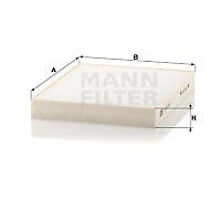 Filtro cabina MANN-FILTER CU 23 003