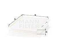 CU 2622 MANN-FILTER Filtro, Aria abitacolo per CHEVROLET,DAEWOO,HOLDEN,OPEL,VAUX