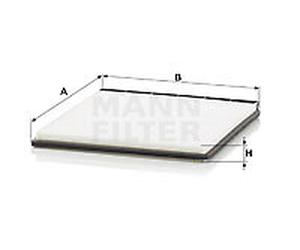 CU 2734 MANN-FILTER Filtro, Aria abitacolo per RENAULT