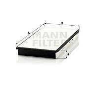 MANN-FILTER filtro abitacolo CU3360 particolato 327x169x35 mm