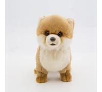 CU-MATE 30,5 cm Simulazione Pomerania Peluche Cane - Animali di peluche realistici cuccioli - Dolce regalo per ragazze e ragazzi