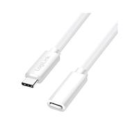 CU0221 Cavo Alta Velocità,USB 2.0 USB C-Femmina,USB C-Spina 2m Bianco LOGILINK