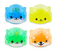 Cuackamily 4 Pezzi Squishy Balls Pallina Giocattoli Antistress Palline Antistress da Impastare Silicone Animali Squeeze Giocattolo per Bambini Adulti Regalini Compleanno di Natale Premio in Classe