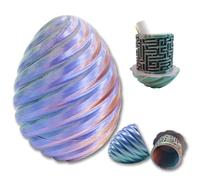 Cuackamily Giocattolo del Labirinto, Uovo Labirinto Stampato in 3D, Fidget Toy Giocattolo Sensoriale Giocattolo Antistress Giocattolo da scrivania Regalo di Compleanno per Bambini Adulti