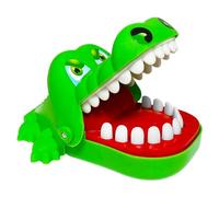 Cuackamily Piccoli Denti di Coccodrillo Giocattoli Gioco per Bambini, Coccodrillo Giocattolo, Coccodrillo Mordere Dito Dentista Giochi Divertenti Giocattoli, Gioco di Feste Regalo per Bambini Adulti