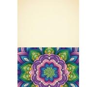 Cuaderno A4 cuadriculado, Mandalas portada premium