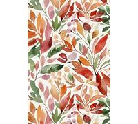 Cuaderno A5 Hojas de Otoño | Libreta de Puntos Dot Grid | Diseño Botánico Acuarela: Colección SHIHARU STUDIO - 110 páginas - Tapa Blanda Ilustrada